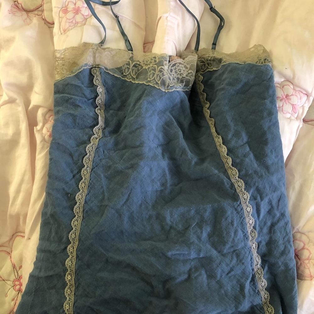 blue lace cami